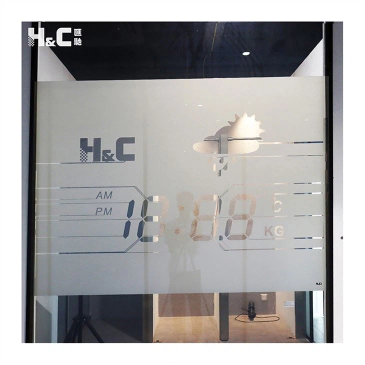 Разделен PDLC смарт филм с шарки